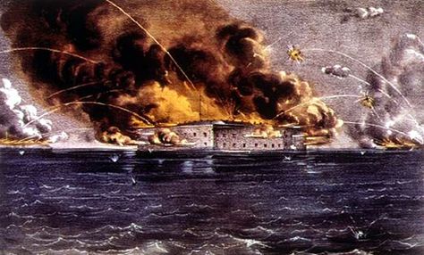 The Battle of Fort Sumter History Quiz, Fort Sumter, High School History, Union Army, History Class, Chicago Tribune, Pearl Harbor, Round The World, Us History