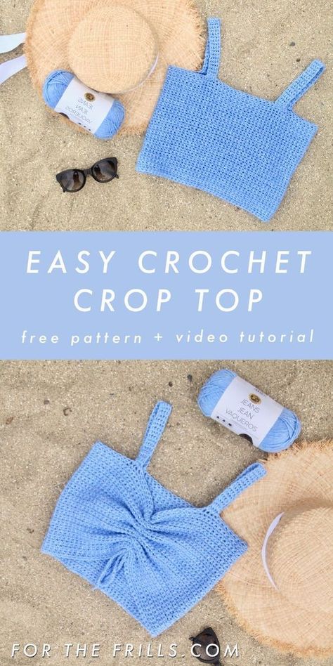 Croptop Diy, Crop Top Free Pattern, Pola Top, Makeup Zombie, Diy Sy, Crop Top Pattern, Crochet Crop Top Pattern, Mode Crochet, Stil Boho