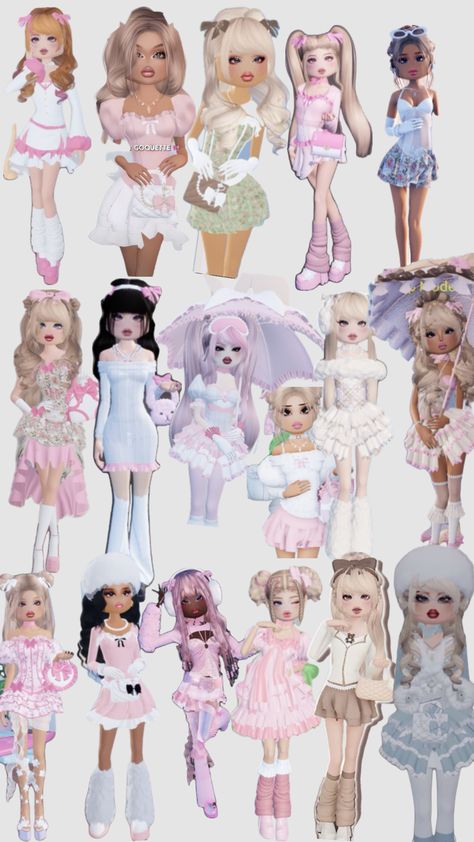 Dti coquette/girly/soft Dti Outfits Roblox Coquette Soft Style, Dti Coquette Soft Style Outfits, Coquette Soft Style Outfit, Coquette Dti Outfit, Couqutte Aesthetic Outfits, Coquette Soft Style, Coquette Soft Style Dress To Impress, Tumblr Coquette, Coquette Aestethic