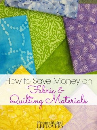 How to save money on fabric and quilting materials Fat Quarter Projects, Fabric For Quilting, Beginner Sewing Projects Easy, Quilt Material, Leftover Fabric, Frugal Tips, Quilting Tips, Sewing Projects For Beginners, Love Sewing