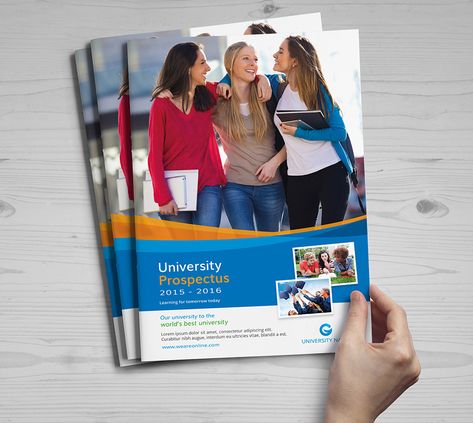 College Brochure, Rack Cards Design, School Brochure, College Photography, Graphic Eyeliner, Best University, Stationery Printing, Graphic Design Pattern, International School