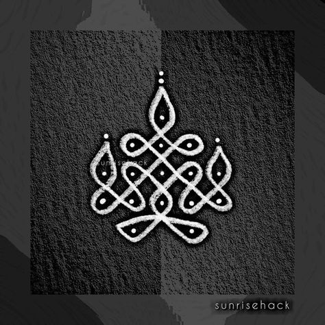 Sunrisehack - Kolam | muggulu | rangoli Follow Sunrisehack... Small Free Hand Rangoli, Border Kolam, Simple Rangoli With Dots, Kolam Art, Chikku Kolam, Indian Rangoli Designs, Simple Muggulu, Dot Kolam, Border Rangoli