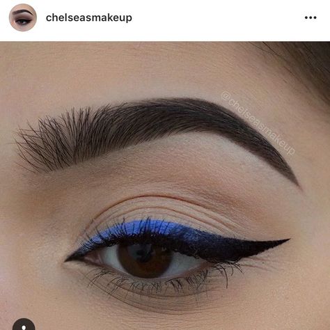 Eyeliner Cat, Maquillage On Fleek, Make Up Designs, Dipbrow Pomade, Smink Inspiration, Makijaż Smokey Eye, Eye Makeup Designs, Colorful Eye Makeup, Edgy Makeup