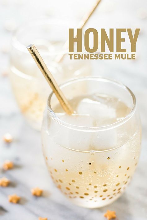 honey tennessee mule cocktail recipe - Bake Love Give Kentucky Mule, Honey Drink, Tennessee Honey, Gluten Free Beer, Mule Cocktail, Spritz Cookies, Tea Sandwiches, Silicone Baking, Ginger Beer