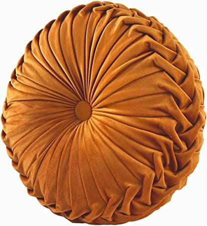 Amazon.com: DeeerYa Round Velvet Throw Pillow 16X16 inch Round Decorative Pillow Orange Floor Pillow Thickened Couch Pillows for Chair Sofa 3D Pumpkin Cushion : Home & Kitchen Round Throw Pillow, Round Throw Pillows, Pumpkin Pillows, Bed Car, Round Cushion, Throw Pillow Inserts, Couch Chair, Couch Cushions, Round Pillow