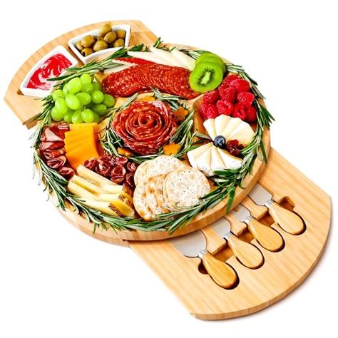 Charcuterie Boards, Thereye Cheese Board with Knife Set, Bamboo Charcuterie Board Set-𝐓𝐡𝐚𝐧𝐤𝐬𝐠𝐢𝐯𝐢𝐧𝐠 𝐆𝐢𝐟𝐭, 𝐂𝐡𝐫𝐢𝐬𝐭𝐦𝐚𝐬 𝐆𝐢𝐟𝐭, Housewarming Gift, Wedding Gift Charcuterie Board Wedding, Ceramic Trays, Charcuterie Cheese Board, Cheese Board Set, Charcuterie Cheese, Cheese Tasting, Charcuterie And Cheese Board, Ceramic Tray, Cheese Knives