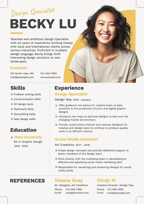 Cv Design Template Free, Designer Resume Template, Graphic Designer Resume Template, Graphic Designer Resume, Curriculum Vitae Design, It Cv, Graphic Design Cv, Designer Resume, Inspiration Typographie