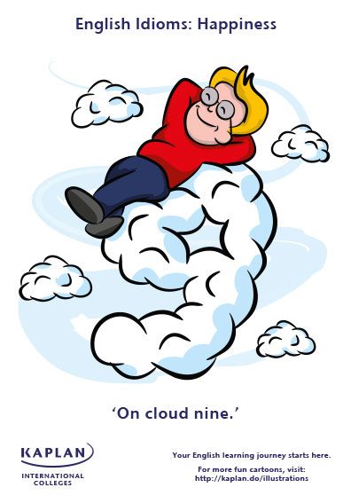 ON CLOUD NINE Time Sayings, Numbers In English, Idioms English, English Student, Project School, Idioms And Proverbs, Student Tips, Idiomatic Expressions, Learn Languages