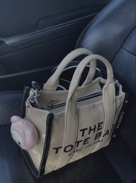 Accessories For The Tote Bag, Small Marc Jacobs Tote Bag, Marc Jacobs Tote Bag Aesthetic, Whish List Ideas, Korilakkuma Keychain, The Tote Bag Aesthetic, The Tote Bag Marc Jacobs, Marc Jacobs The Tote Bag, Marc Jacobs Tote Bag