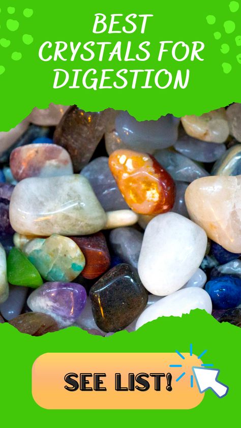 Best Crystals for Digestion Crystals For Digestion, Crystals For Gut Health, Crystals For Stomach Issues, What Are Crystals, Power Of Crystals, Feel Energized, Tummy Ache, Best Crystals, Stomach Issues