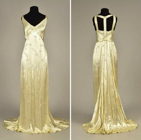 1930 Cocktail Dress, 1920s Silk Dress Evening Gowns, 1970s Gowns Evening Dresses, Satin 20s Dress, 1930s Style Wedding Dress, 30s Dresses Formal, 1930s Dresses Formal, 30s Evening Gown, 1930s Summer Dress