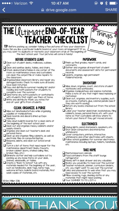 Year Checklist, Teacher Checklist, Teacher Info, Teaching Organization, 5th Grade Classroom, First Year Teachers, Teaching Inspiration, End Of School Year, Teaching Middle School