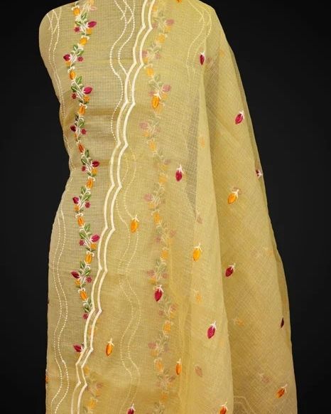 Order 👉+918209446893 Beautiful Kota Doriya Embridery Work Suit This Traditional Mtr Bottom In Cotton, Wear This Kota Doria Suit On Day Time Function, This Designer Suit Comes With Beautiful Dupatta That Seems Perfect For Any Occasion,Free Shipping Worldwide. Fabric - Cotton Kota (3 PIECES SUIT 2.5 MTR TOP In Kota ,2.5 MTR Dupatta In Kota,2.5 MTR Bottom In Cotton) Beautiful Dupatta, Kota Doria Suits, Kota Sarees, Designer Suit, Work Suits, Day Time, Day And Time, 3 Piece Suits, Gold Threads