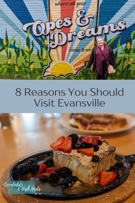 8 Reasons You Should Visit Evansville, Indiana - Cornfields and High Heels Evansville Indiana Things To Do In, African American Museum, Evansville Indiana, Lunch Items, Brown County, Gluten Free Donuts, Couple Activities, Ticket To Ride, Hotel Packages