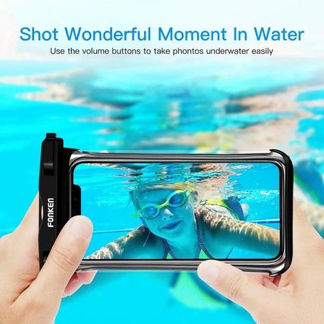 FONKEN Waterproof Phone Case For Iphone Samsung Xiaomi Swimming Dry Bag Underwater Case Water Proof Bag Mobile Phone Pouch Cover Case For Phone, Mobile Bag, Amazing Gadgets, Waterproof Phone Case, Waterproof Pouch, Mobile Phone Covers, Waterproof Phone, Swimming Bag, Swimming Diving