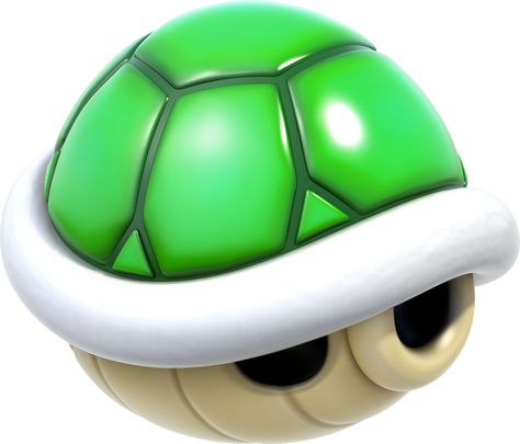 Green Shell - Super Mario 3D World Mario Kart Costumes, Super Mario 3d World, Mario Room, Shell Artwork, 3d World, Super Mario 3d, Turtle Shell, Mario Party, Trunk Or Treat