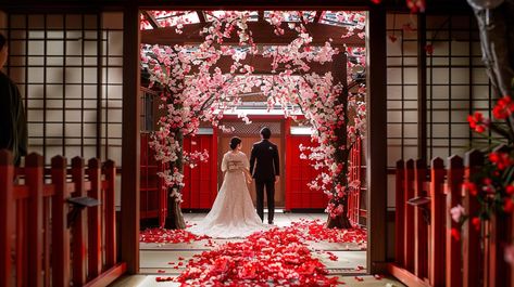 Japanese Wedding Theme Ideas: Unique and Cultural Inspiration for Your Big Day Wedding Venues Japan, Wedding Theme Ideas Unique, Japanese Wedding Theme, Japanese Wedding Traditions, Tokyo Wedding, Japan Wedding, Wedding Theme Ideas, Ceremony Details, Bridal Kimono