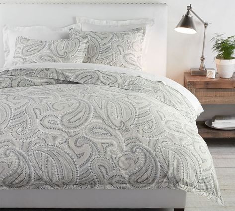 Paisley Duvet, Percale Duvet Cover, Patterned Duvet, Office Storage Furniture, Master Bed, Organic Cotton Duvet Cover, Duvet Cover Pattern, Sustainable Furniture, Linen Duvet Covers