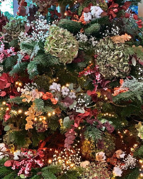 Fully biodegradable sustainable Christmas tree. What a beauty she is 🎄🎄🎄 Mixed foliages, dried and preserved stems hand created by Jodie & Lashanta ✨✨✨ #Christmas #christmastree #christmasadvent #adventcandles #adventwreath #Christmas wreath #tablecentrepiece #holidayseason #chrimstmastime #christmasflowers #Christmasflorist #christmasflorals #christmasfloralarrangement #christmasfloristry #autumn #doorwreath #doorwreathsmakeprettydoors #doorwreathsofinstagram #autumndecor #autumnvibes #aut... Sustainable Christmas Tree, Sustainable Christmas, Christmas Floral Arrangements, Advent Candles, Advent Wreath, Christmas Flowers, Christmas Advent, Centre Pieces, Fall Vibes