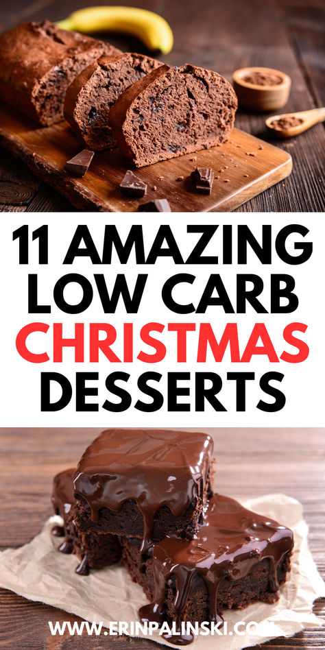 Indulge in these scrumptious low carb Christmas desserts that are perfect for holiday celebrations! Enjoy sweet treats without the guilt with these easy-to-make recipes that everyone will love. Winter Healthy Desserts, Christmas Desserts For Diabetics, Low Calorie Holiday Desserts, Low Carb Low Fat Desserts, Low Carb Thanksgiving Desserts, Healthy Low Carb Desserts, Low Calorie Low Carb Desserts, Low Fat Desserts Healthy, Low Carb Christmas Desserts