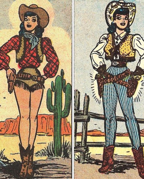 Vintage Cowgirl Pictures, Trans Cowboy, Vintage Cowgirl Pinup, Pin Up Cowgirl, Pinup Cowgirl, Cowgirl Pinup, Saddle Tramp, Traditional Tattoo Flash Sheets, Katy Keene