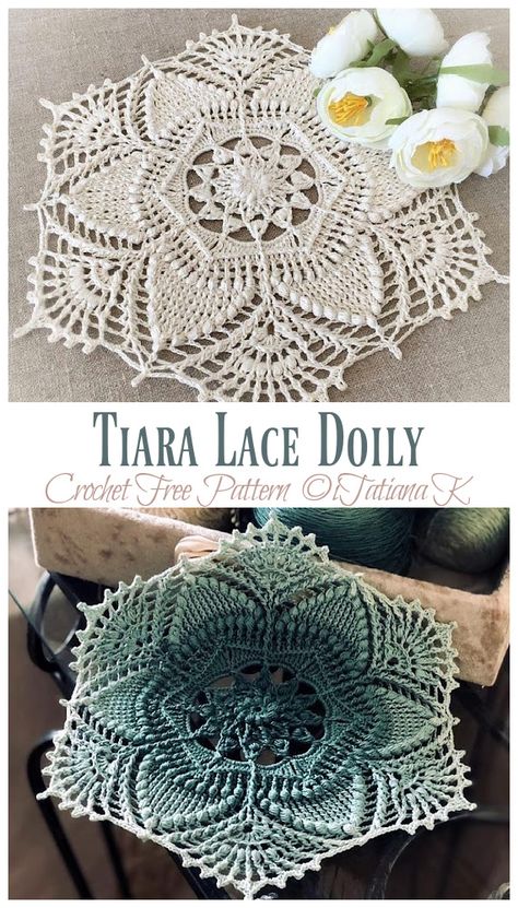 Free Doilies Patterns Crochet, Crochet Lace Doily Pattern Free, Dollies Crochet Free Pattern, Crochet Doilies Free Pattern Vintage, Vintage Crochet Doily Pattern, Free Doily Patterns, Thread Projects, Crochet Thread Patterns, Crocheted Doilies