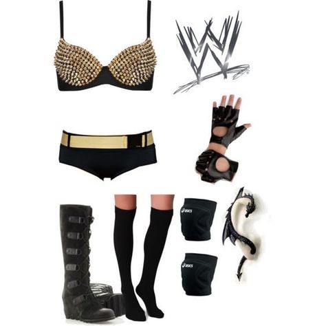 Wwe Diva Costume, Diva Outfit, Wrestling Attire, Wwe Shield, Wrestling Clothes, Wwe Ring, Wrestling Outfits, Book Outfits, Wwe Outfits