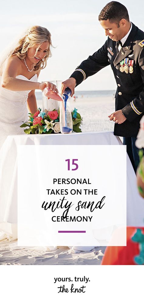 It's one of the most traditional ways to symbolize your union, but you can still make it your own. Union Symbol, Wedding Sand Ceremony, Sand Ceremony Set, Sand Ceremony Wedding, Unity Sand Ceremony, Unity Sand, Wedding Sand, Wedding Unity, Sand Ceremony