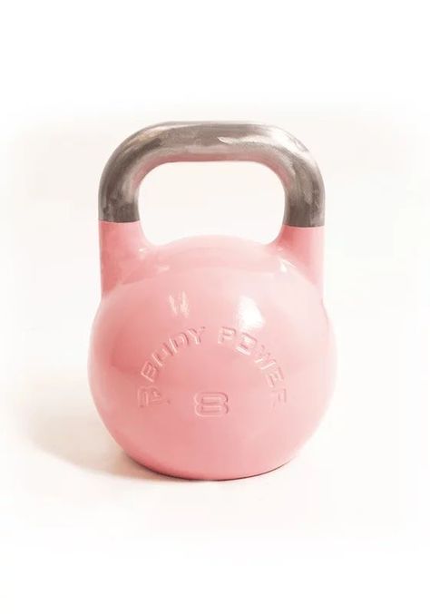 Pink Exercise Equipment, Cute Workout Equipment, Pink Workout Equipment, Pink Kettlebell, Weights Aesthetic, Pink Weights, Workouts Equipment, Pink Workout Gear, Gym Tools