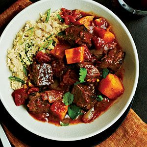 Beef Tagine with Butternut Squash | MyRecipes.com Butternut Squash Recipes Healthy, Beef Tagine, Tagine Cooking, Fast Metabolism Diet Recipes, Metabolic Diet Recipes, Healthy Butternut Squash, Tagine Recipes, Resep Diet, Fast Metabolism Diet