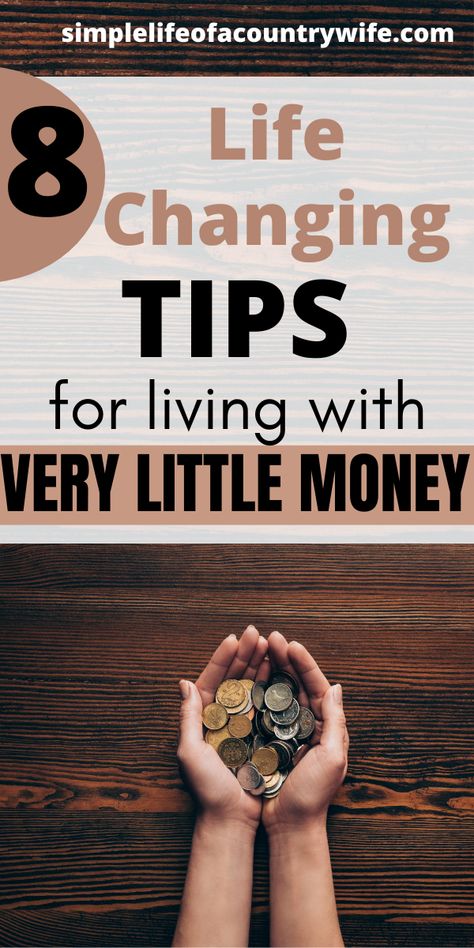 tips for living on very little money How To Live On Nothing, How To Live Frugally On One Income, How To Live Cheap, How To Save Money On A Low Income, Living On A Dime, Frugal Kitchen, Frugal Living Ideas, Live A Simple Life, Frugal Habits