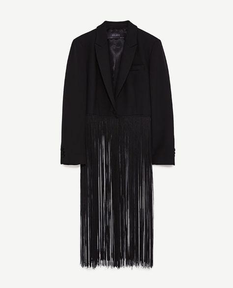 Fringe Clothing, Outfit Zara, Zara Jacket, Zara Blazer, Women's Blazers, Womens Blazers, Blazer Outfits, Fashion Lookbook, Blazer Coat