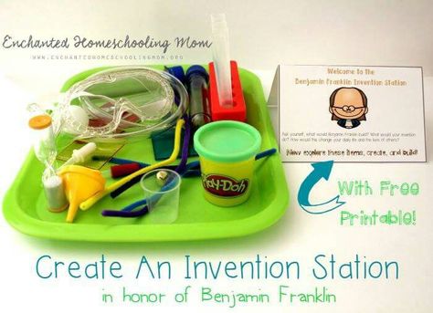 Invention Station Lesson Plan For Preschool, Pre-k Science, Third Grade Social Studies, Reading Projects, Science Activities For Kids, Science Themes, Preschool Science, Preschool Curriculum, Homeschool Science