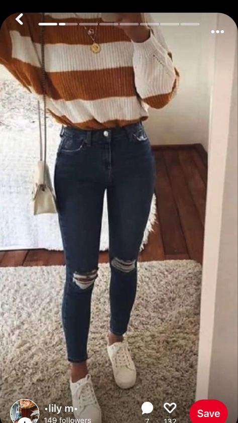 Trendy Fall Fashion, Strict Parents, Casual Outfits For Teens, Cute Outfits For School, Cute Winter Outfits, Embroidered Sweater, Plaid Mini Skirt, Striped Cardigan, Outfits For Teens