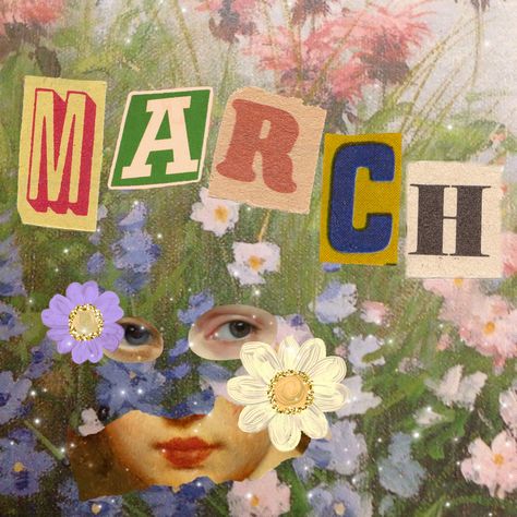 March playlist cover aesthetic collage Spring Aesthetic Spotify Cover, Colorful Playlist Covers, November Spotify Playlist Cover, January Spotify Playlist Covers, March Spotify Cover, January Spotify Cover, 2024 Playlist Cover, February Playlist Cover, Day Dream Aesthetic