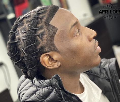 Low Taper With Locs, Men Locs Hairstyles Black Man, Short Loc Styles For Men, Men’s Loc Styles, Lox Styles, Braids Man, Growing Hair Men, Locs Ideas, Single Braids Hairstyles