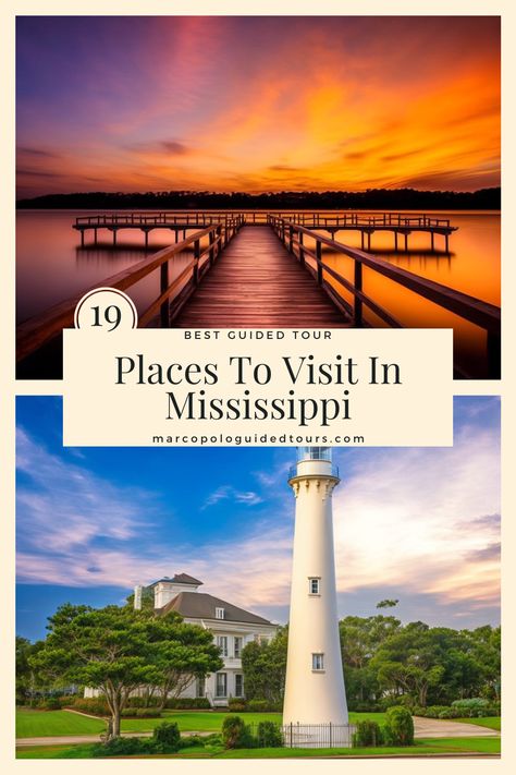 Top 19 Places To Visit In Mississippi Mississippi State Parks, Gulf Port Mississippi, Mississippi Vacation, Visit Mississippi, Gulf Coast Vacations, Mississippi Travel, Natchez Trace, Us Road Trip, White Sand Beach