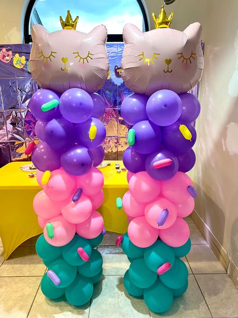 Gabby’s Dollhouse Balloons, Gabbys Dollhouse Photo Booth, Cabby’s Dollhouse Party, Gabbys Dollhouse Balloon Decor, Gabby Dollhouse Table Decorations, Gabbys Dollhouse Table Centerpiece, Gabby Playhouse Birthday, Gaby Dollhouse Centerpieces, Gabbie Dollhouse Cake