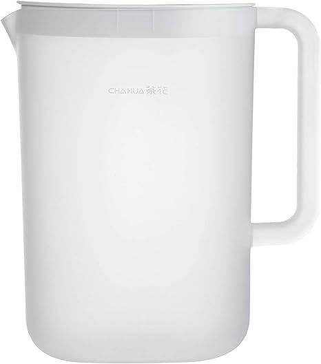 Cabilock Glass Beverage Dispenser Plastic Cold Water Kettle Clear Pitcher Pot Water and Pitcher for Storing Serving Beverage 2.2L White Large Glass Pitcher Cold Water Bottle, Glass Beverage Dispenser, Drink Pitcher, Beverage Refrigerator, Beverage Dispenser, Future Kitchen, Water Kettle, Water Pitcher, Glass Pitcher