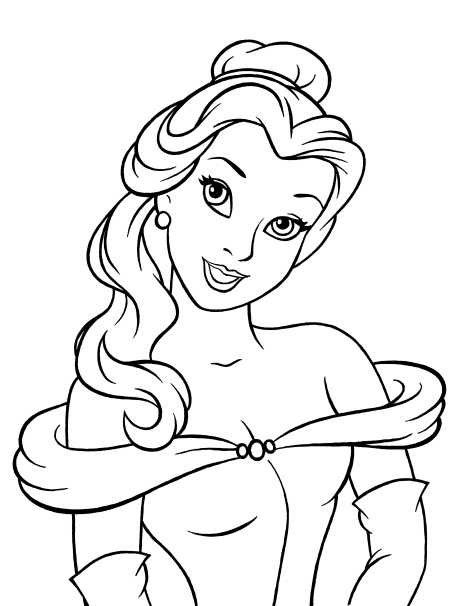 Disney Princess Simple Drawing, Disney Princess Outline Tattoo, Princesses Coloring, Princess Pictures To Color, Disney Princess Outline Drawing, Disney Princess Coloring Pages All, Belle Coloring Pages, Disney Drawings Sketches, Disney Princess Coloring Pages