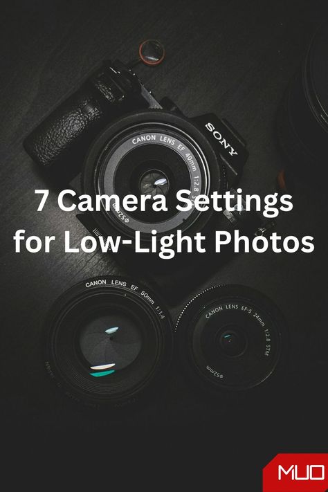 Low-light photography poses several challenges, but you can adjust your camera settings to capture better pictures. Low Light Camera Settings Canon, Low Key Photography Lighting Setup, Low Key Portraits Lighting Setup, Night Photography Camera Settings, Camera Setting For Northern Lights, Camera Settings For Indoor Low Light, Bokeh Portrait, Low Key Photography, Night Time Photography