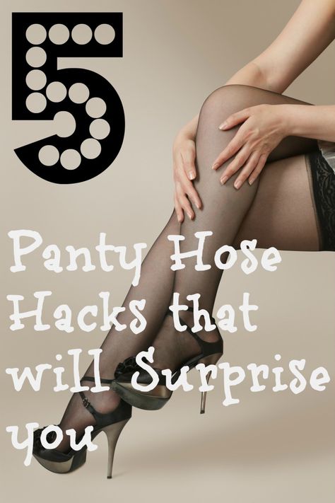 5 Panty Hose Hacks that will Surprise you Panty Hose Outfits, Panty Hose, Style Hacks, Stay Classy, Open Toe Shoes, Household Tips, Thigh High, Household Hacks, Strong Women