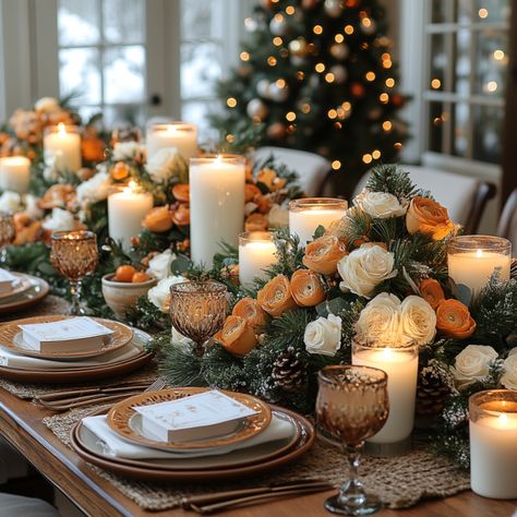 Orange Christmas Decor Ideas - Oranges Christmas Decoration, Burnt Orange Christmas Decor, Orange Garlands, Orange Christmas Decor, Orange Centerpieces, Satsuma Orange, Orange Table, Orange Christmas, Dried Oranges