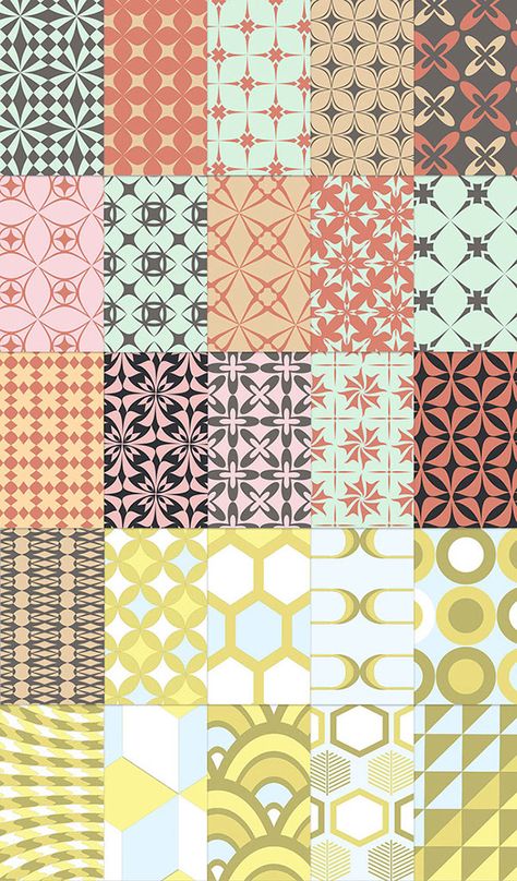 Showcase and discover creative work on the world's leading online platform for creative industries. Retro Color Palette, Texture Color, Pattern Play, Retro Pattern, Retro Color, Pattern Illustration, Op Art, Textile Patterns, Retro Art