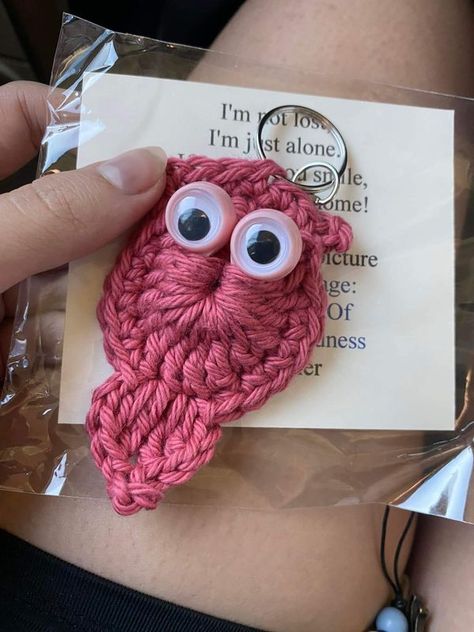 Crochet Googly Eye Patterns, Google Eye Crochet Patterns, Googly Eye Crochet, Evergreen Crafts, 70s Boutique, Random Acts Of Crochet Kindness, Crochet Keyring Free Pattern, Googly Eye Crafts, Crochet Kindness