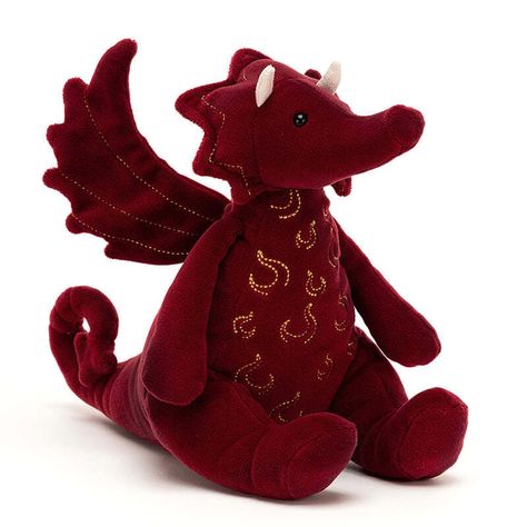 Ruby Dragon, Dragon Stuffed Animal, Jellycat Toys, Jellycat Stuffed Animals, Baby Dragon, Cute Stuffed Animals, Stuffed Toys, Soft Toys, Plush Animals