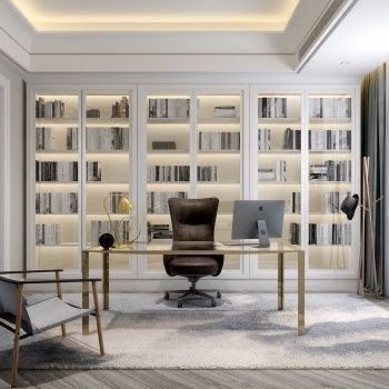 Cool Office Space, Home Library Design, Luxury Office, Home Office Accessories, Modern Home Office, Home Office Setup, Next Home, Home Office Space, Office Room