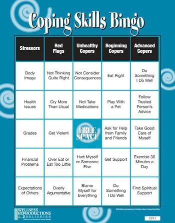 A Counseling Resource for working with Teenagers. Pin doesn't go anywhere, but just a reminder for later! Coping Skills Bingo, Therapeutic Recreation, Recreation Therapy, Therapy Games, School Social Work, Therapeutic Activities, Counseling Activities, Child Therapy, Therapy Counseling