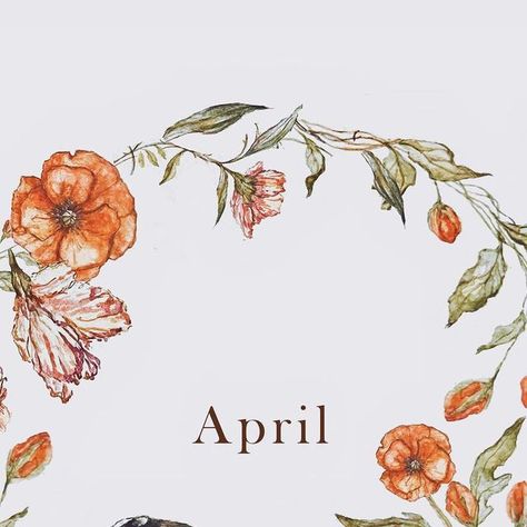 Welcome April, Embroidery, Instagram