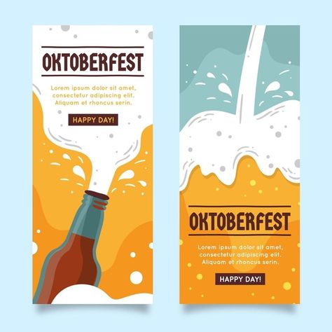 Oktoberfest Poster, Oktoberfest Design, Rollup Design, Beer Graphic Design, Standing Banner Design, Rollup Banner Design, Beer Commercials, October Fest, Beer Illustration